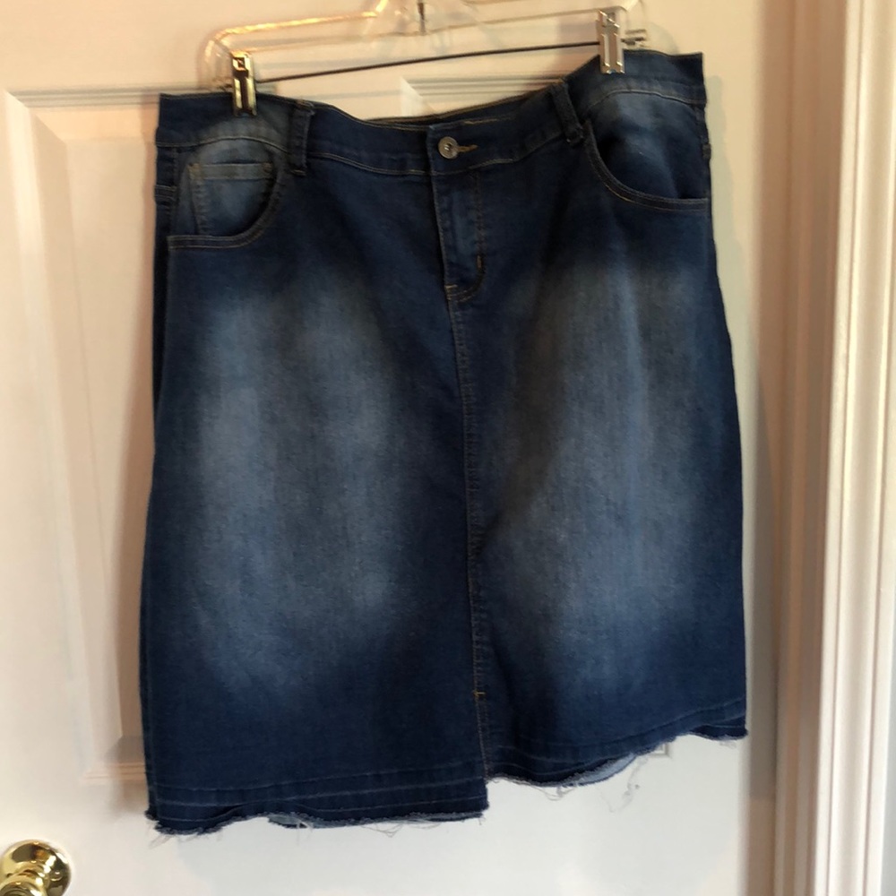 Be-Girl Basic Blue Jean Skirt 3XL 78% cotton 21% polyester 4% spandex